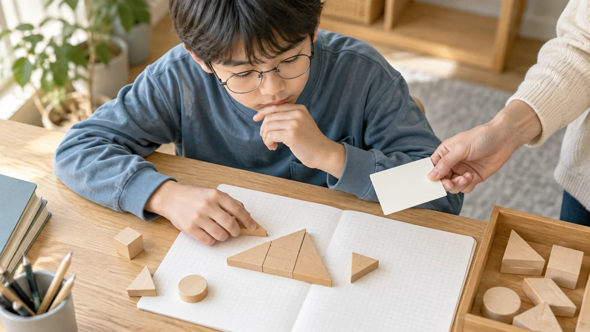 応用問題が解けないとき、どこまでヒントを出す？家庭での支え方のイメージ画像